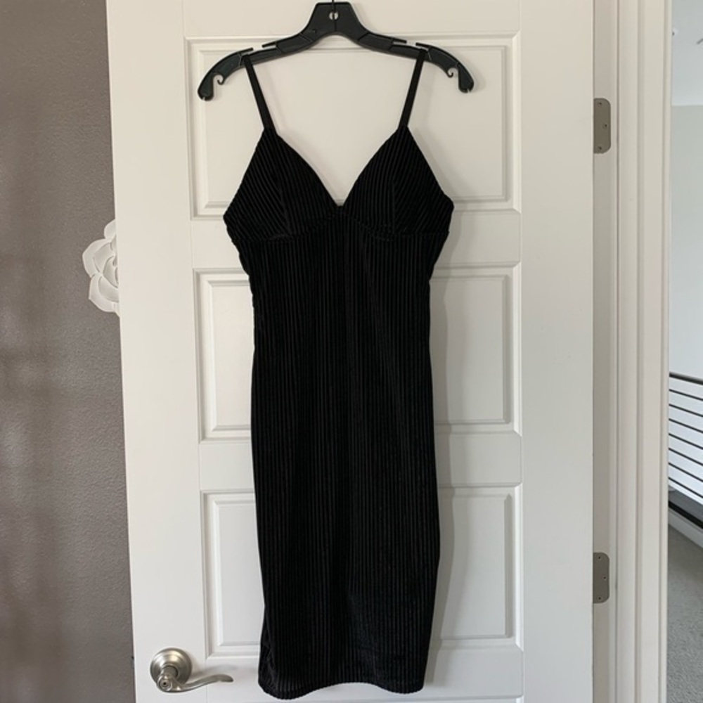 Fashion Nova Strappy Black Dres